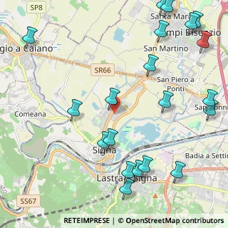 Mappa Via Piero Gobetti, 50058 Signa FI, Italia (2.981)