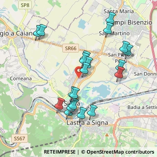 Mappa Via Piero Gobetti, 50058 Signa FI, Italia (2.049)