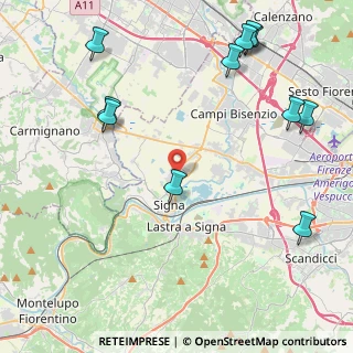 Mappa Via Piero Gobetti, 50058 Signa FI, Italia (5.69182)