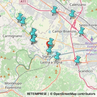 Mappa Via Piero Gobetti, 50058 Signa FI, Italia (4.29692)