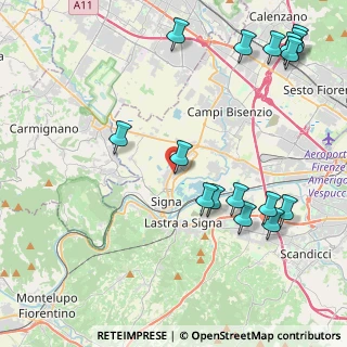 Mappa Via Piero Gobetti, 50058 Signa FI, Italia (5.4)