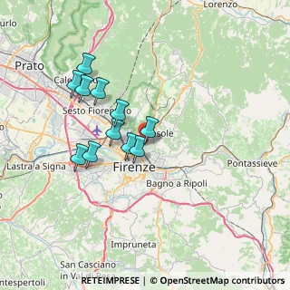 Mappa Via Luisa Sanfelice, 50133 Firenze FI, Italia (6.35364)