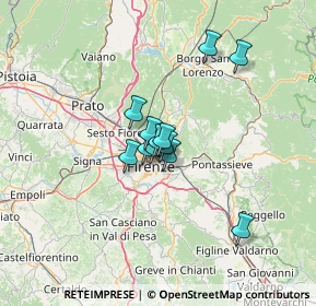 Mappa Via Luisa Sanfelice, 50133 Firenze FI, Italia (8.37167)