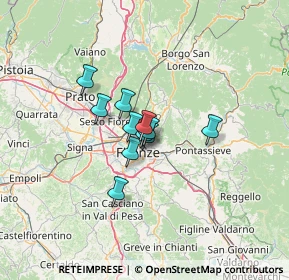 Mappa Via Luisa Sanfelice, 50133 Firenze FI, Italia (7.67727)