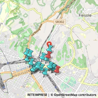 Mappa Via Luisa Sanfelice, 50133 Firenze FI, Italia (1.056)