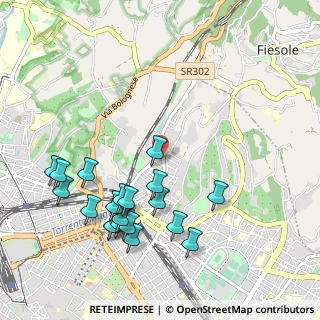 Mappa Via Luisa Sanfelice, 50133 Firenze FI, Italia (1.15)
