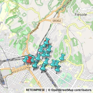 Mappa Via Luisa Sanfelice, 50133 Firenze FI, Italia (0.9545)