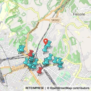 Mappa Via Luisa Sanfelice, 50133 Firenze FI, Italia (1.134)