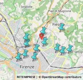 Mappa Via Luisa Sanfelice, 50133 Firenze FI, Italia (1.90167)