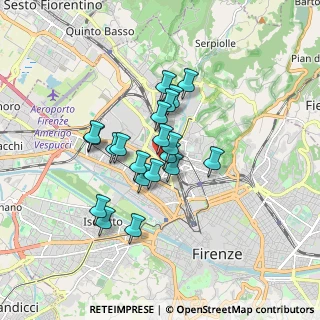 Mappa Via Giovan Filippo Mariti, 50217 Firenze FI, Italia (1.327)