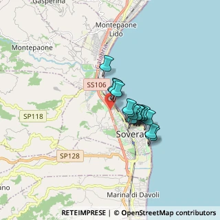 Mappa E90, 88068 Soverato CZ, Italia (1.21667)