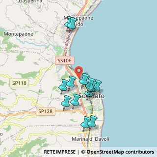 Mappa Via della Galleria, 88068 Soverato CZ, Italia (1.89615)