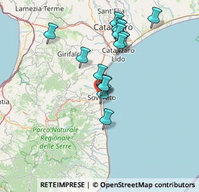 Mappa Via Giuseppe Verdi, 88068 Soverato CZ, Italia (14.20786)