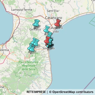 Mappa Via Giuseppe Verdi, 88068 Soverato CZ, Italia (8.73)