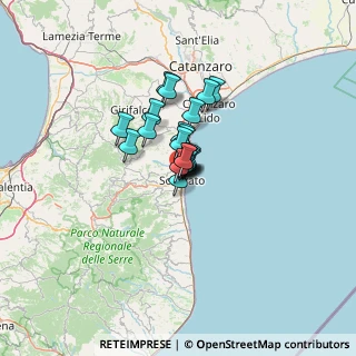 Mappa Via Giuseppe Verdi, 88068 Soverato CZ, Italia (7.0635)