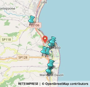 Mappa Via Giuseppe Verdi, 88068 Soverato CZ, Italia (2.04727)