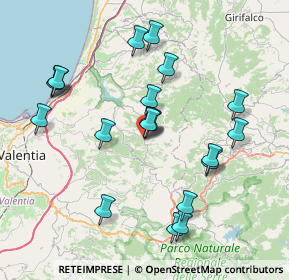 Mappa Via Guglielmo Marconi, 89818 Capistrano VV, Italia (8.5865)