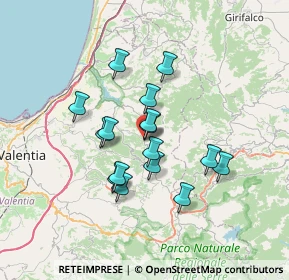 Mappa Via Guglielmo Marconi, 89818 Capistrano VV, Italia (6.0725)