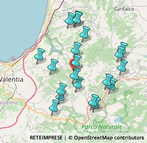 Mappa Via Guglielmo Marconi, 89818 Capistrano VV, Italia (8.108)