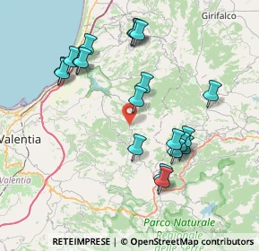 Mappa Via Guglielmo Marconi, 89818 Capistrano VV, Italia (8.585)