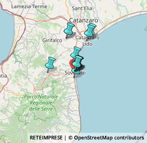 Mappa Via De Cardona, 88068 Soverato CZ, Italia (7.74364)