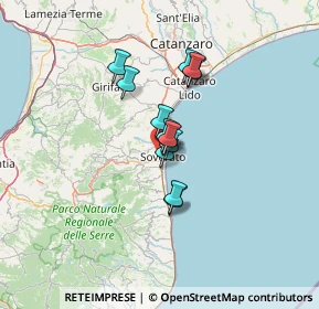 Mappa Via De Cardona, 88068 Soverato CZ, Italia (8.99923)