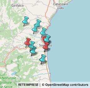 Mappa 88068 Soverato CZ, Italia (5.42286)