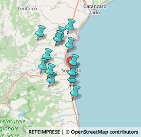 Mappa Via Regina Elena, 88068 Soverato CZ, Italia (6.07429)