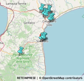 Mappa 88068 Soverato CZ, Italia (15.21833)