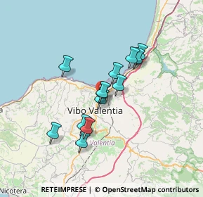 Mappa Strada Statale 18 Tirrena Inferiore, 89900 Vibo Valentia VV, Italia (5.84769)