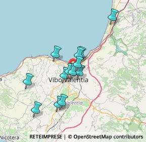 Mappa Strada Statale 18 Tirrena Inferiore, 89900 Vibo Valentia VV, Italia (6.28077)
