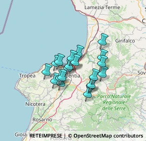 Mappa Sant'onofrio, 89843 Sant'Onofrio VV, Italia (9.965)