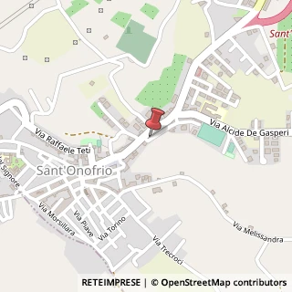Mappa Via S. Gerardo, 1, 89843 Sant'Onofrio VV, Italia, 89843 Sant'Onofrio, Vibo Valentia (Calabria)