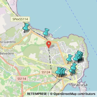 Mappa Via Licata, 96100 Siracusa SR, Italia (3.052)