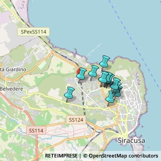 Mappa Via Licata, 96100 Siracusa SR, Italia (1.58786)