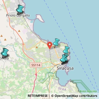 Mappa Via Licata, 96100 Siracusa SR, Italia (6.52733)