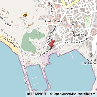 Mappa Via Varalli, 42, 92027 Licata, Agrigento (Sicilia)