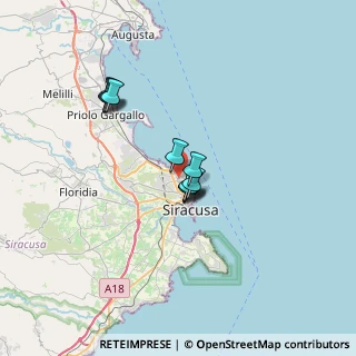 Mappa Via Calatabiano, 96100 Siracusa SR, Italia (5.38273)