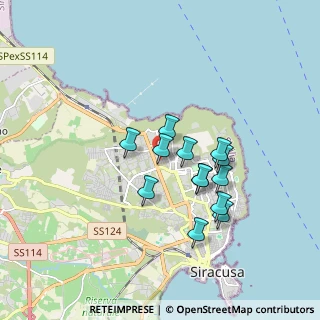 Mappa Via Mascalucia, 96100 Siracusa SR, Italia (1.59769)