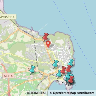 Mappa Via Mascalucia, 96100 Siracusa SR, Italia (3.526)