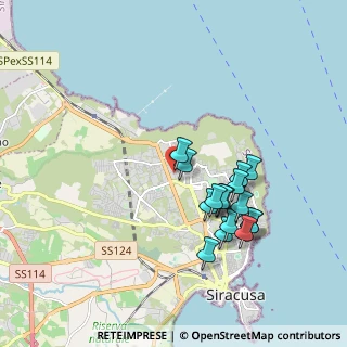 Mappa Via Mascalucia, 96100 Siracusa SR, Italia (1.96313)