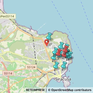 Mappa Via Mascalucia, 96100 Siracusa SR, Italia (2.00214)