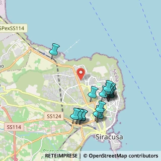 Mappa Via Mascalucia, 96100 Siracusa SR, Italia (2.266)