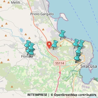 Mappa Via Tamagno, 96100 Belvedere SR, Italia (4.52455)