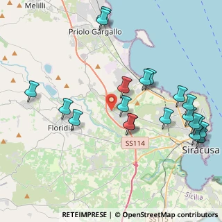 Mappa Via Tamagno, 96100 Belvedere SR, Italia (5.365)