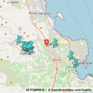 Mappa Via Tamagno, 96100 Belvedere SR, Italia (4.67167)