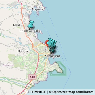 Mappa Via Monsignor Calogero Lauricella, 96100 Siracusa SR, Italia (3.50818)
