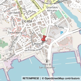 Mappa Corso Vittorio Emanuele, 144, 92027 Licata, Agrigento (Sicilia)