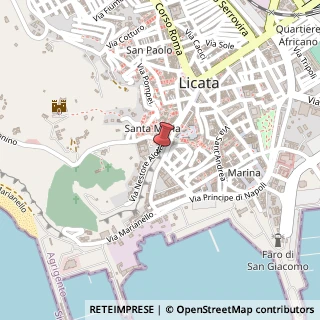 Mappa Via marconi guglielmo 81, 92027 Licata, Agrigento (Sicilia)