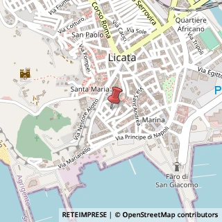 Mappa Via Marco Polo, 17, 92027 Licata, Agrigento (Sicilia)